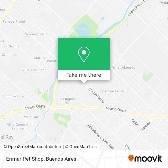 Erimar Pet Shop map