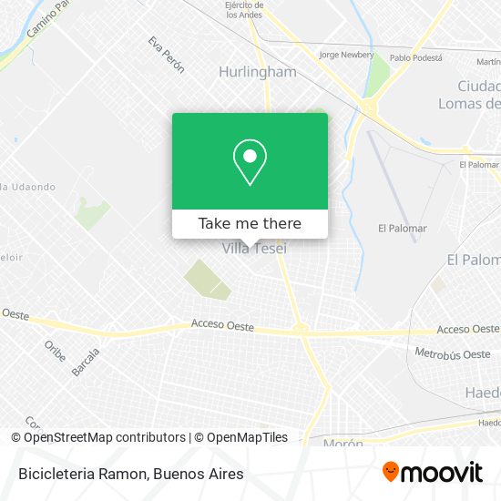 Bicicleteria Ramon map