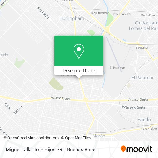 Miguel Tallarito E Hijos SRL map