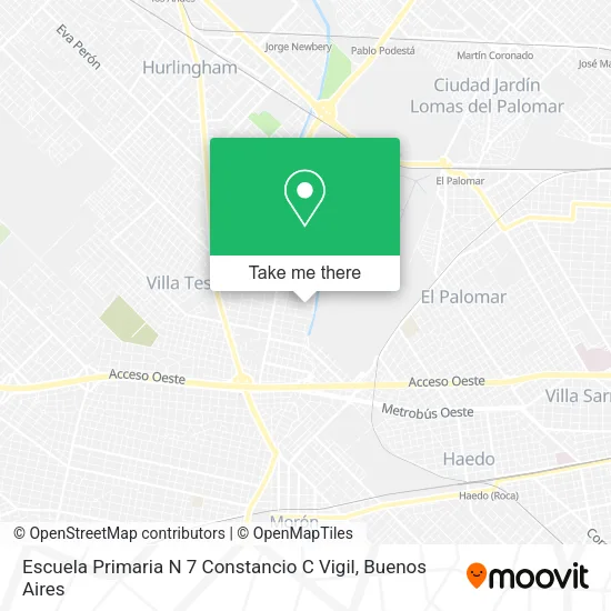 Escuela Primaria N 7 Constancio C Vigil map