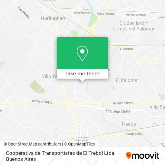 Cooperativa de Transportistas de El Trebol Ltda map