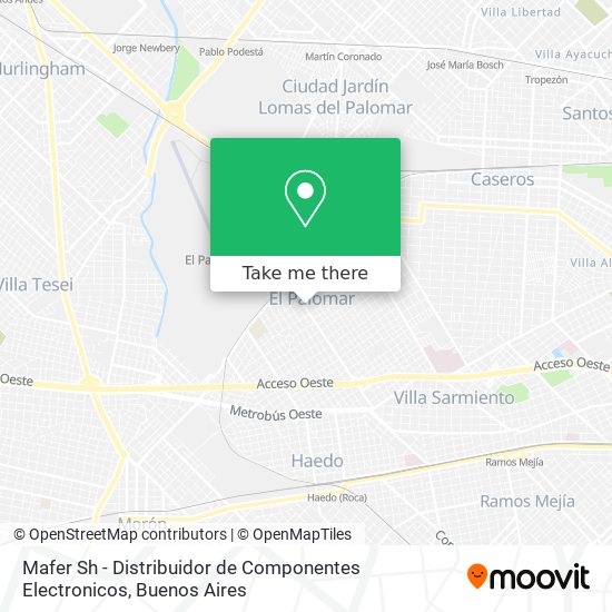 Mafer Sh - Distribuidor de Componentes Electronicos map