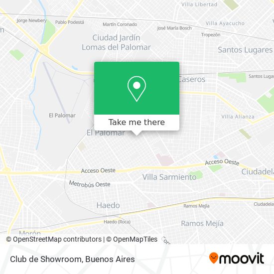 Club de Showroom map