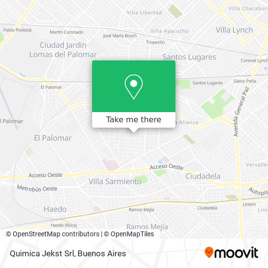 Quimica Jekst Srl map