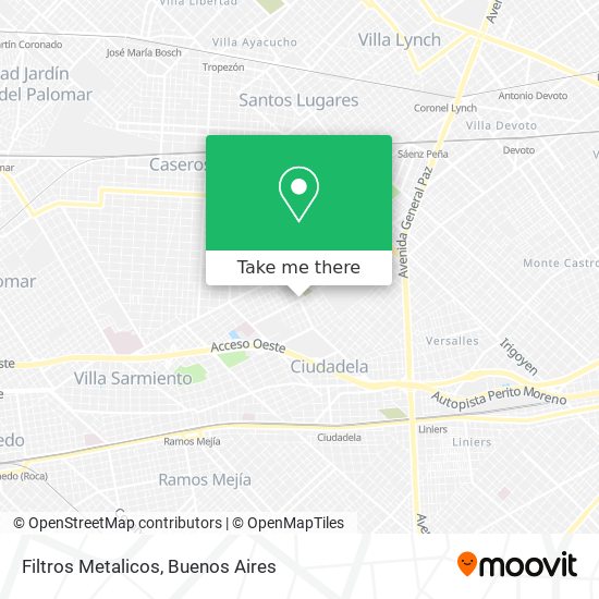 Filtros Metalicos map