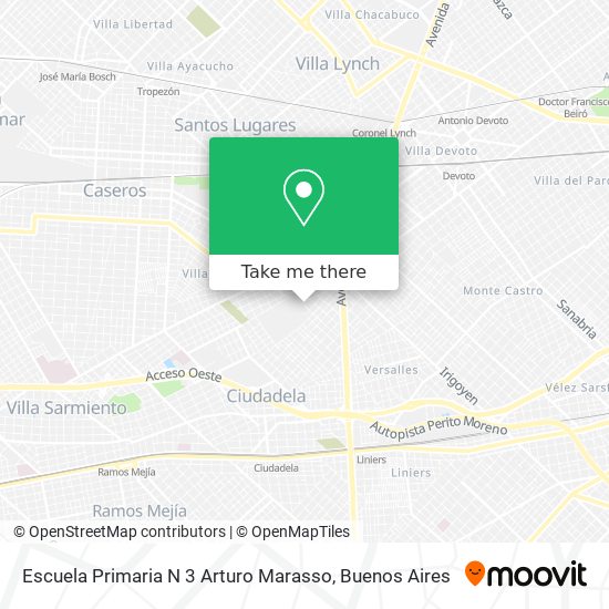 Escuela Primaria N 3 Arturo Marasso map