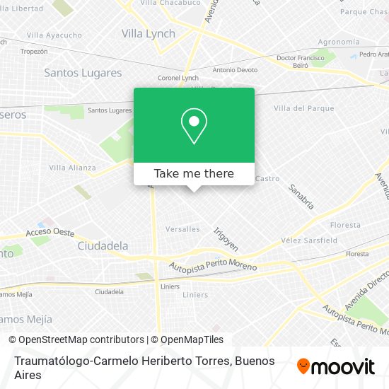 Mapa de Traumatólogo-Carmelo Heriberto Torres