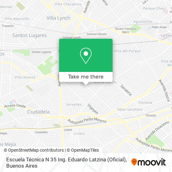 Escuela Técnica N 35 Ing. Eduardo Latzina (Oficial) map