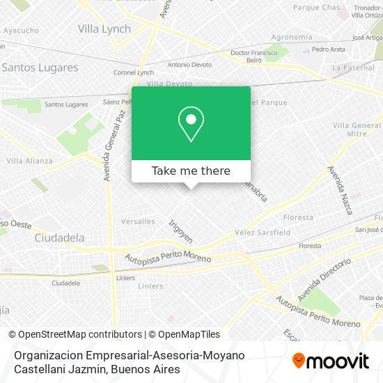 Organizacion Empresarial-Asesoria-Moyano Castellani Jazmin map