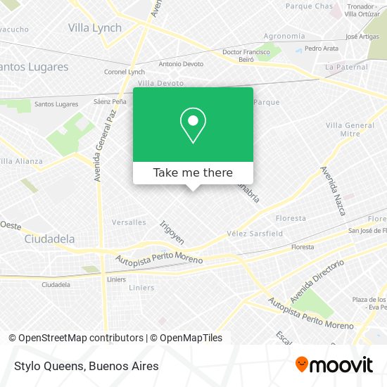 Mapa de Stylo Queens