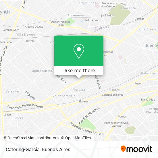 Catering-Garcia map