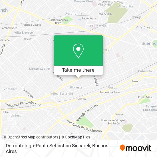 Dermatólogo-Pablo Sebastian Sincareli map
