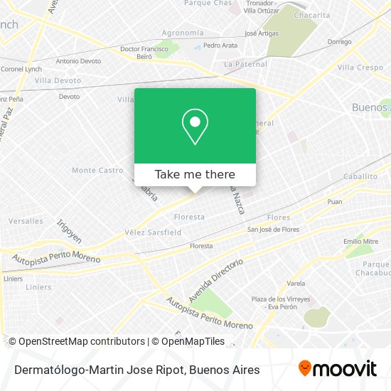 Dermatólogo-Martin Jose Ripot map