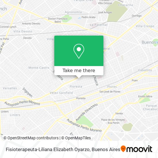 Fisioterapeuta-Liliana Elizabeth Oyarzo map