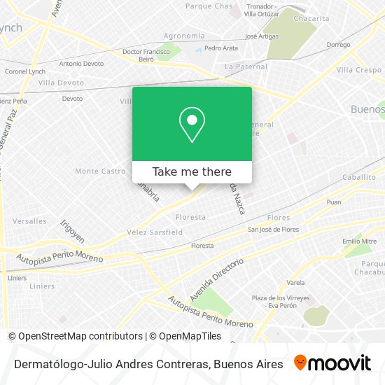 Dermatólogo-Julio Andres Contreras map