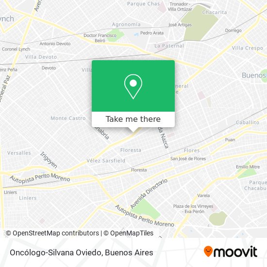 Mapa de Oncólogo-Silvana Oviedo