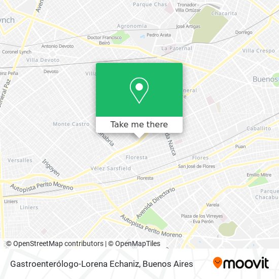 Gastroenterólogo-Lorena Echaniz map