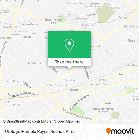 Urólogo-Pamela Reyes map