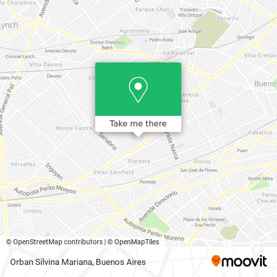Orban Silvina Mariana map