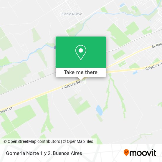 Mapa de Gomeria Norte 1 y 2