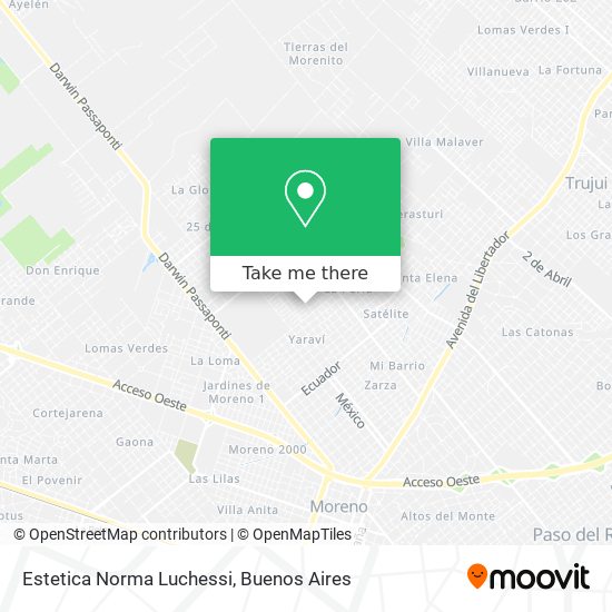 Mapa de Estetica Norma Luchessi