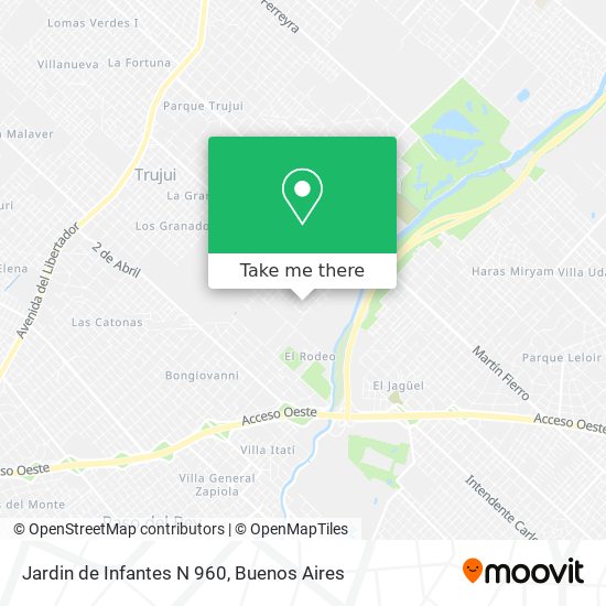 Jardin de Infantes N 960 map