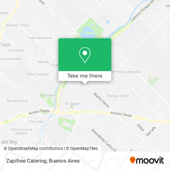 Mapa de Zapifree Catering