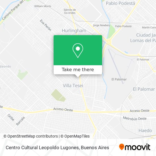 Centro Cultural Leopoldo Lugones map