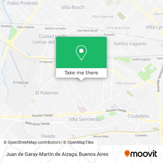 Mapa de Juan de Garay-Martín de Aizaga