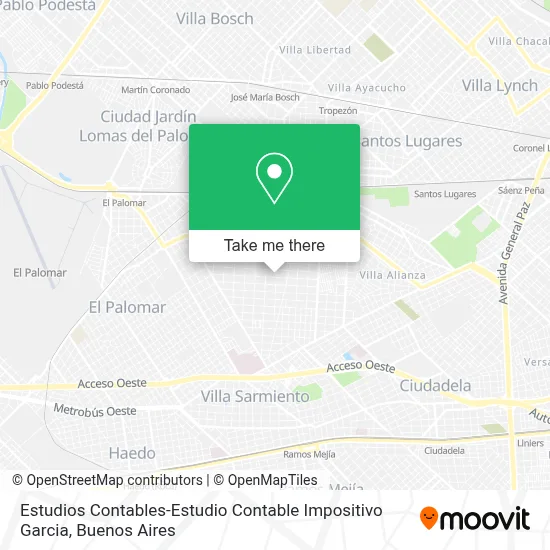 Estudios Contables-Estudio Contable Impositivo Garcia map