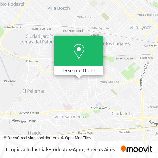 Limpieza Industrial-Productos-Aprol map