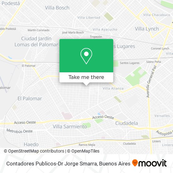 Contadores Publicos-Dr Jorge Smarra map