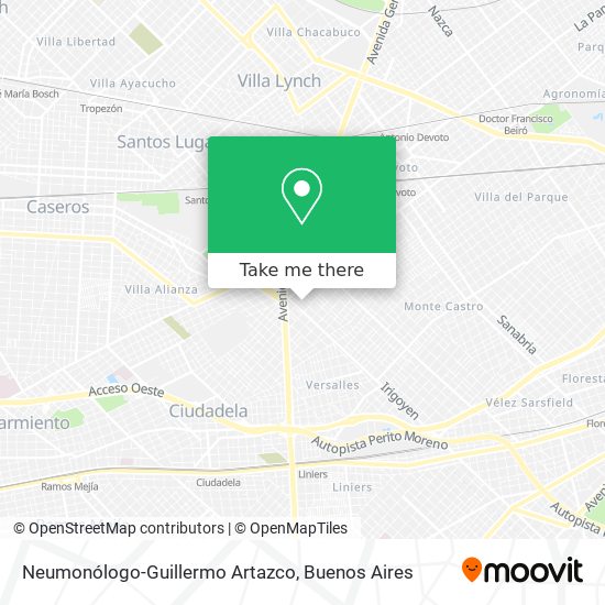 Mapa de Neumonólogo-Guillermo Artazco