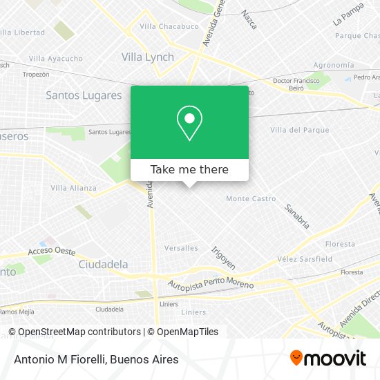 Antonio M Fiorelli map