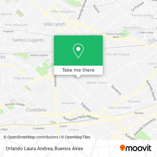 Mapa de Orlando Laura Andrea