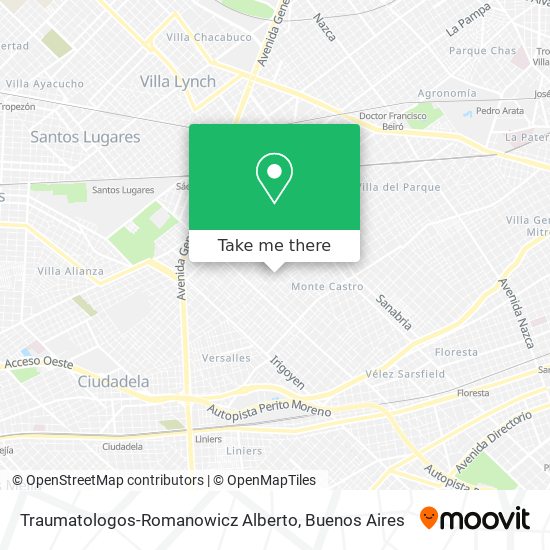 Traumatologos-Romanowicz Alberto map