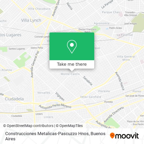 Construcciones Metalicas-Pascuzzo Hnos map