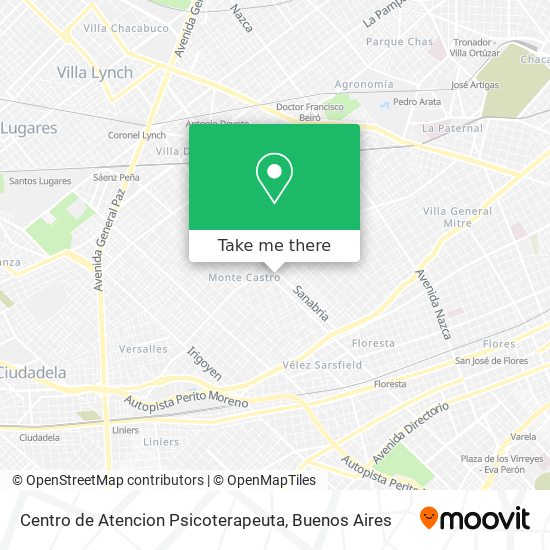 Centro de Atencion Psicoterapeuta map