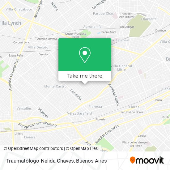 Mapa de Traumatólogo-Nelida Chaves