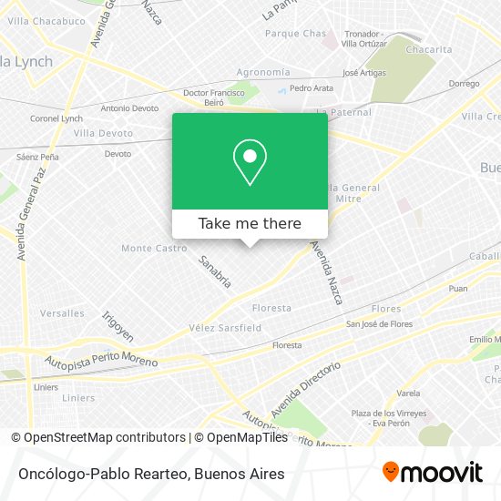 Oncólogo-Pablo Rearteo map