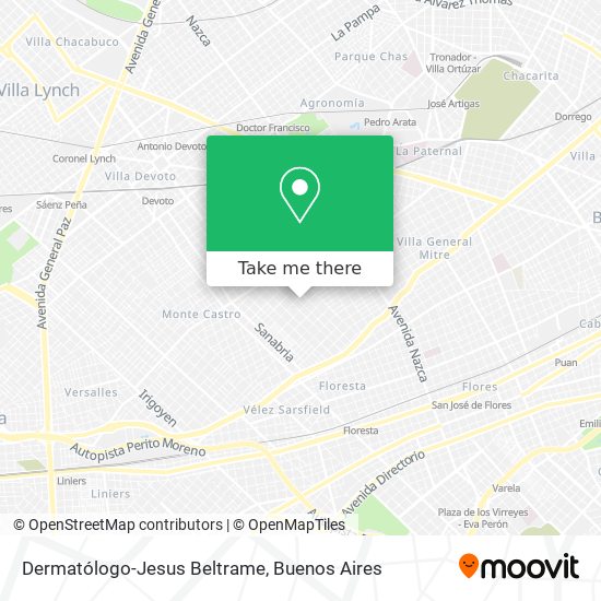 Dermatólogo-Jesus Beltrame map
