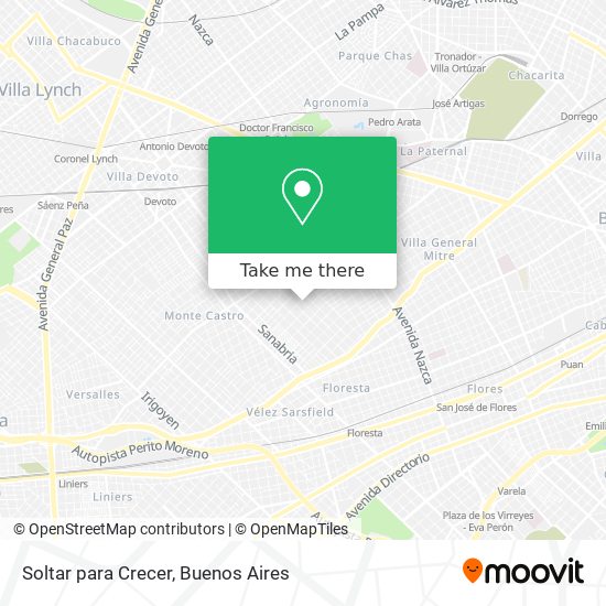 Soltar para Crecer map