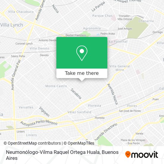 Mapa de Neumonólogo-Vilma Raquel Ortega Huala