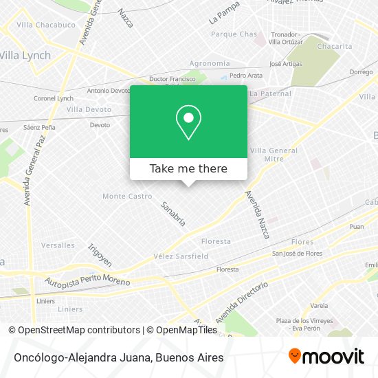 Oncólogo-Alejandra Juana map