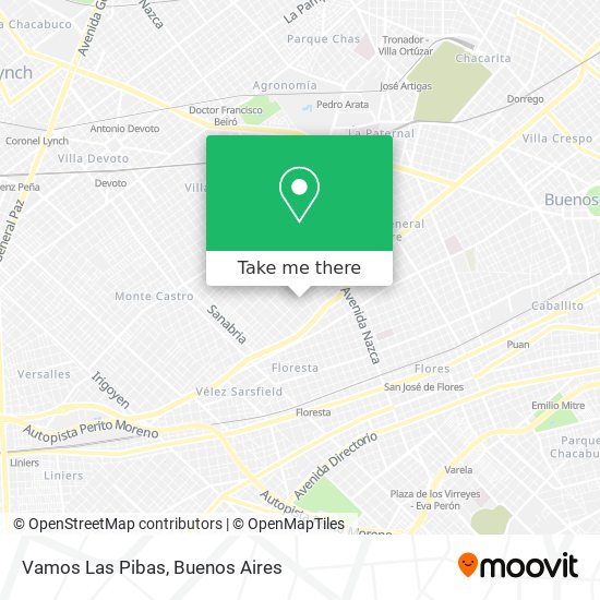 Vamos Las Pibas map