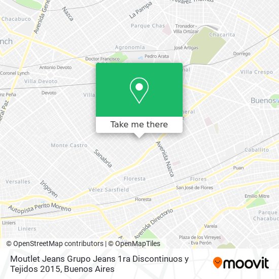 Moutlet Jeans Grupo Jeans 1ra Discontinuos y Tejidos 2015 map