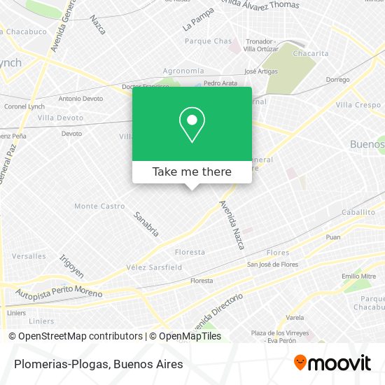 Plomerias-Plogas map