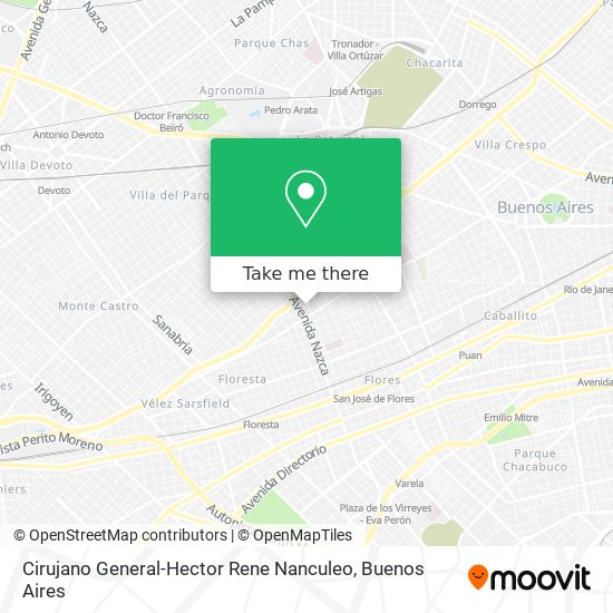 Cirujano General-Hector Rene Nanculeo map