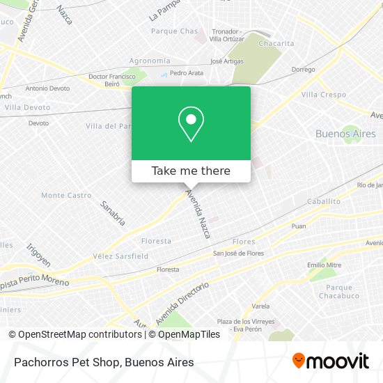 Pachorros Pet Shop map