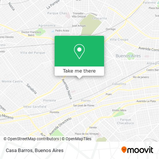 Casa Barros map